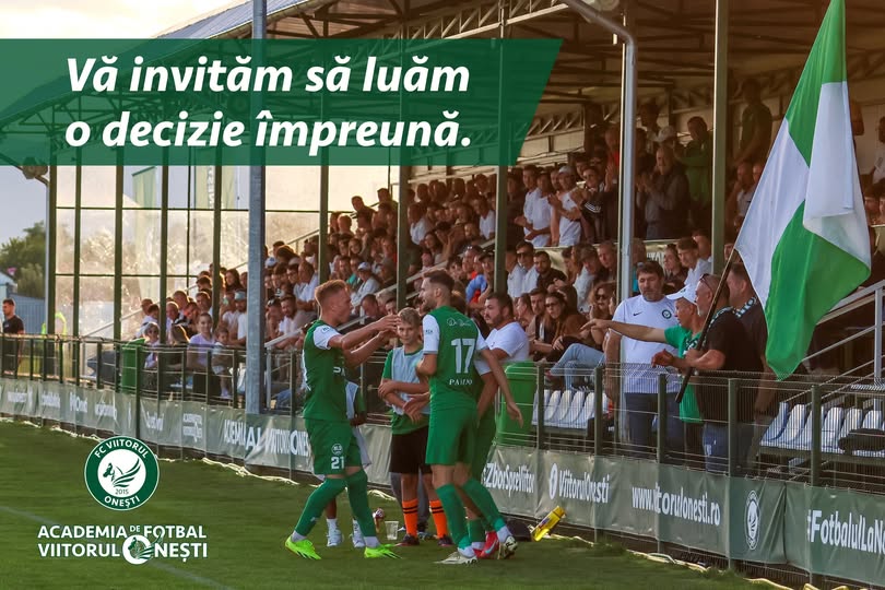 Viitorul FC Viitorul Onești cheamă comunitatea la un moment de decizie pentru ...